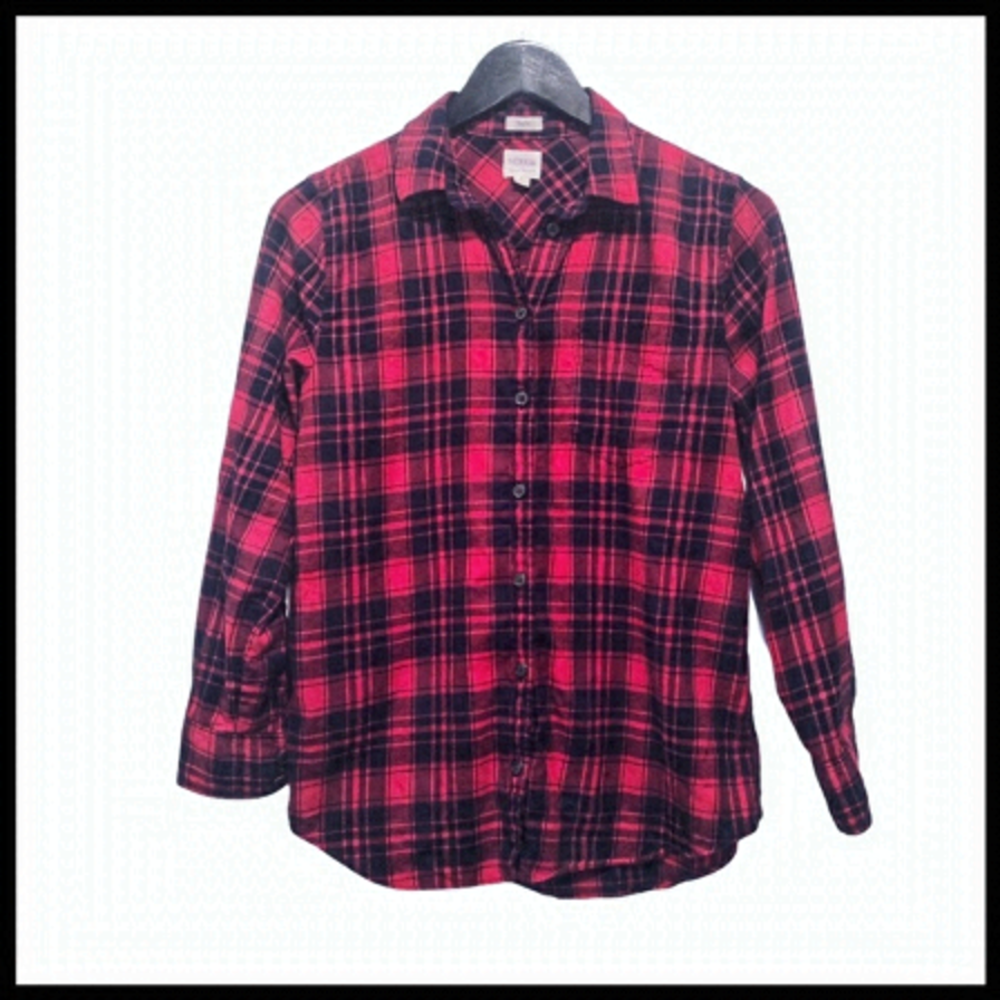 J CREW FACTORY Boy Fit Plaid Shirt